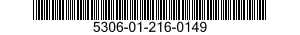 5306-01-216-0149 BOLT,EXTERNALLY RELIEVED BODY 5306012160149 012160149