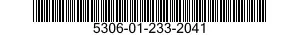 5306-01-233-2041 BOLT,MACHINE 5306012332041 012332041