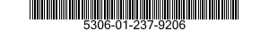 5306-01-237-9206 BOLT,MACHINE 5306012379206 012379206