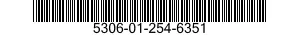 5306-01-254-6351 BOLT,MACHINE 5306012546351 012546351