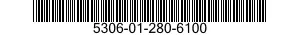 5306-01-280-6100 ROD,THREADED END 5306012806100 012806100