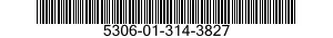 5306-01-314-3827 BOLT,MACHINE 5306013143827 013143827