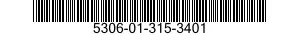 5306-01-315-3401 BOLT,MACHINE 5306013153401 013153401