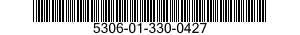 5306-01-330-0427 BOLT,MACHINE 5306013300427 013300427
