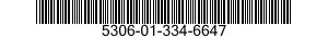 5306-01-334-6647 BOLT,SHEAR 5306013346647 013346647