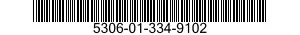 5306-01-334-9102 BOLT,MACHINE 5306013349102 013349102