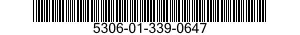5306-01-339-0647 BOLT,MACHINE 5306013390647 013390647