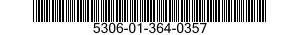 5306-01-364-0357 BOLT,MACHINE 5306013640357 013640357