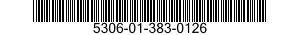 5306-01-383-0126 BOLT,MACHINE 5306013830126 013830126