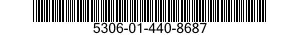 5306-01-440-8687 BOLT,MACHINE 5306014408687 014408687