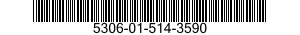 5306-01-514-3590 BOLT,CLOSE TOLERANCE 5306015143590 015143590