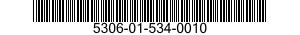 5306-01-534-0010 SCREW,CAP,HEXAGON HEAD 5306015340010 015340010