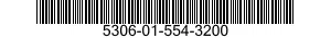 5306-01-554-3200 BOLT,MACHINE 5306015543200 015543200