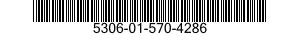 5306-01-570-4286 BOLT,MACHINE 5306015704286 015704286