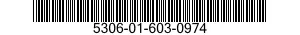 5306-01-603-0974 BOLT,MACHINE 5306016030974 016030974