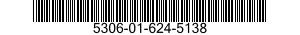 5306-01-624-5138 BOLT,MACHINE 5306016245138 016245138