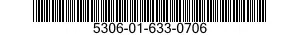 5306-01-633-0706 BOLT,MACHINE 5306016330706 016330706