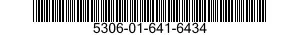 5306-01-641-6434 BOLT,MACHINE 5306016416434 016416434