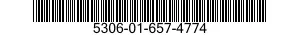 5306-01-657-4774 BOLT,MACHINE 5306016574774 016574774