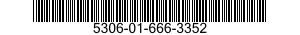 5306-01-666-3352 BOLT,MACHINE 5306016663352 016663352