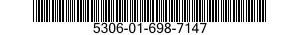 5306-01-698-7147 BOLT,MACHINE 5306016987147 016987147