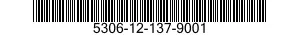 5306-12-137-9001 BOLT,SQUARE NECK 5306121379001 121379001