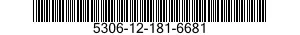 5306-12-181-6681 BOLT,RIBBED SHOULDER 5306121816681 121816681