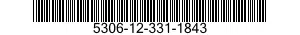 5306-12-331-1843 BOLT,U 5306123311843 123311843