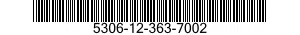 5306-12-363-7002 BOLT,MACHINE 5306123637002 123637002