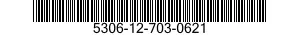 5306-12-703-0621 BOLT,MACHINE 5306127030621 127030621