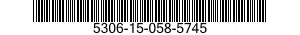5306-15-058-5745 ROD,THREADED END 5306150585745 150585745