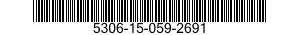 5306-15-059-2691 BOLT,MACHINE 5306150592691 150592691
