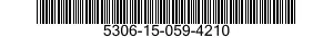 5306-15-059-4210 BOLT,MACHINE 5306150594210 150594210