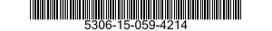5306-15-059-4214 BOLT,MACHINE 5306150594214 150594214