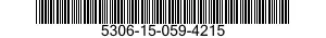 5306-15-059-4215 BOLT,MACHINE 5306150594215 150594215