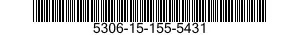 5306-15-155-5431 BOLT,MACHINE 5306151555431 151555431