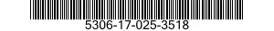 5306-17-025-3518 BOLT,MACHINE 5306170253518 170253518