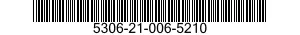 5306-21-006-5210 BOLT,MACHINE 5306210065210 210065210