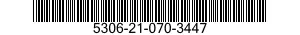 5306-21-070-3447 BOLT,MACHINE 5306210703447 210703447