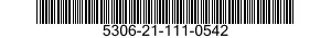 5306-21-111-0542 BOLT,SQUARE NECK 5306211110542 211110542