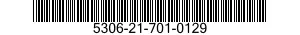 5306-21-701-0129 BOLT,MACHINE 5306217010129 217010129