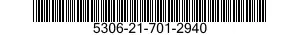 5306-21-701-2940 BOLT,MACHINE 5306217012940 217012940
