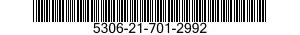 5306-21-701-2992 BOLT,MACHINE 5306217012992 217012992