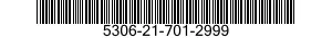 5306-21-701-2999 BOLT,MACHINE 5306217012999 217012999