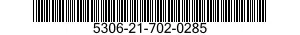 5306-21-702-0285 BOLT,CLEVIS 5306217020285 217020285
