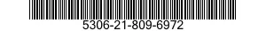 5306-21-809-6972 BOLT,MACHINE 5306218096972 218096972