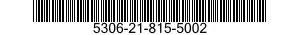 5306-21-815-5002 BOLT,SQUARE NECK 5306218155002 218155002