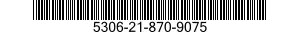 5306-21-870-9075 ROD,THREADED END 5306218709075 218709075