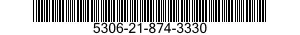 5306-21-874-3330 BOLT,SQUARE NECK 5306218743330 218743330