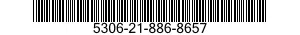 5306-21-886-8657 BOLT,MACHINE 5306218868657 218868657